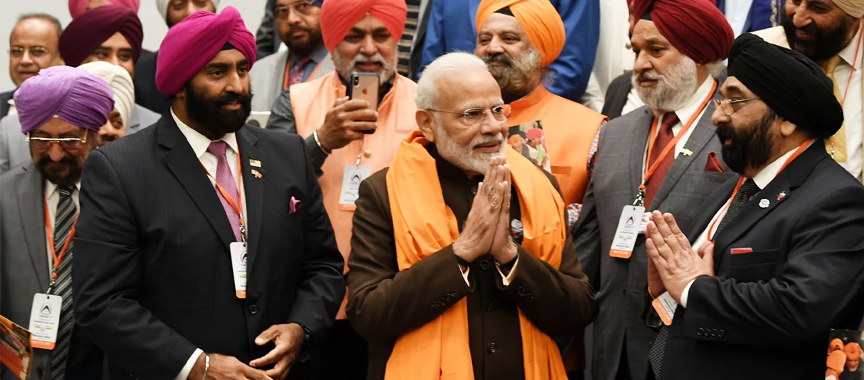 Dr. Jasdip Singh Jesse at a Sikh community gathering