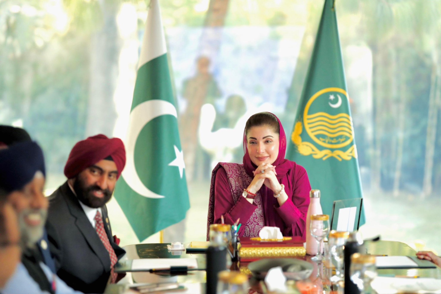 Seven-member U.S. Sikh delegation meets Punjab Chief Minister — documentary photograph